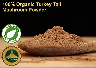 Turkey Tail Mushroom Powder 100% Organic Turkeytail Powder Gut Health Supplement • $521.99