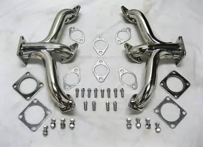 $123.49 • Buy 1932-53 Ford Car Truck Flathead V8 Shorty Center Dump Stainless Exhaust Headers