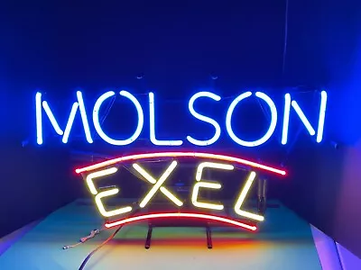 Vintage Neon Molson Sign Red. Blue And Yellow Excellent Condition • $175