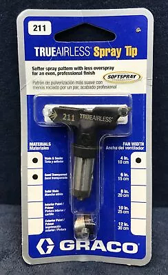 Graco True Airless Spray Tip Stain/Sealer Semi Transparent 4  #211 NEW • $24.99