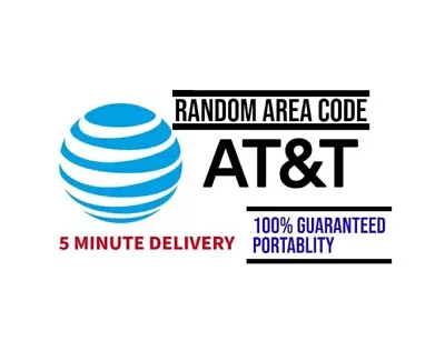 AT&T NUMBERS FOR PORT In To MetroPCS/By T-Mobile And BOOST Random Area Code Only • $11.90