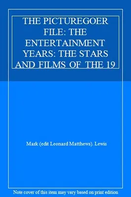 £5.47 • Buy The Picturegoer File: The Entertainment Years: The Stars And Films Of The 1940s