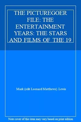 £5.47 • Buy The Picturegoer File: The Entertainment Years: The Stars And Films Of The 1940s