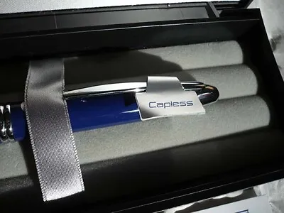Pilot NAMIKI Retractable Fountain Pen Capless Vanishing Point Deep Blue F / M • $94.99