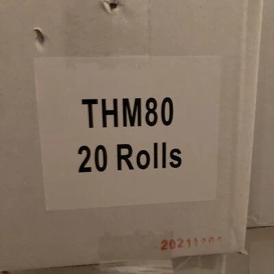 £12.50 • Buy Thermal Paper EPOS System Printer Receipt Till Rolls 80 X 80 80mm X 80mm