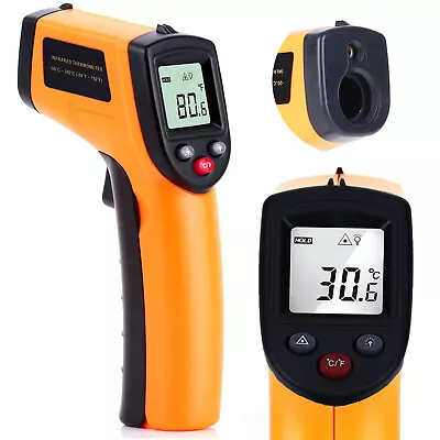 IR Laser Thermometer Infrared Temp Gun Non-Contact For Oil Deep Fry BBQ E5I0 • $12.36