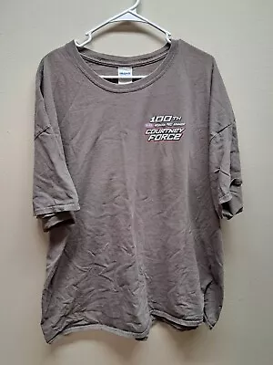 NHRA 2014 Courtney Force 100th Woman Pro Winner Men's T-Shirt XXXL • $24.99