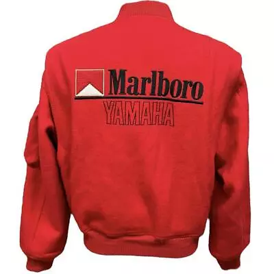 90s Marlboro YAMAHA Wool Racing Jacket • $290.90