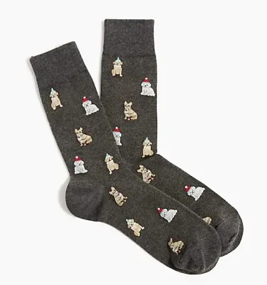 J Crew Factory Christmas Dogs Socks One Size • $14.99