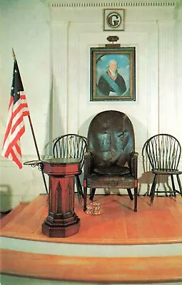 Postcard Masters Chair Masonic Memorial Alexandria Virginia • $4.75