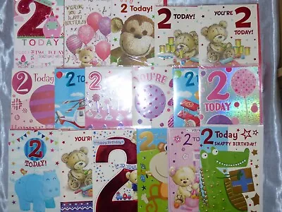 2 Year Old Birthday Card For Boy Girl 2nd Birthday Card 2yr Old Choice • £2.09