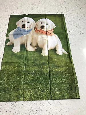 £3.99 • Buy Golden Labrador Labradors Dogs Puppies Puppy 100% Cotton Reversible Pillowcase