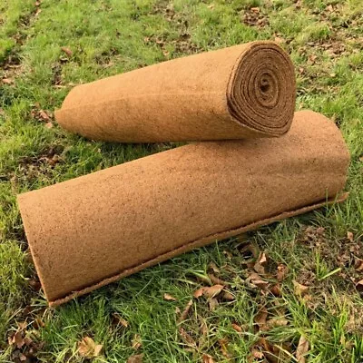 £1.99 • Buy 2 X 1M X 1M Coco Coir Coco Liner Roll Thick Sturdy Coconut Fibre Mat Planters