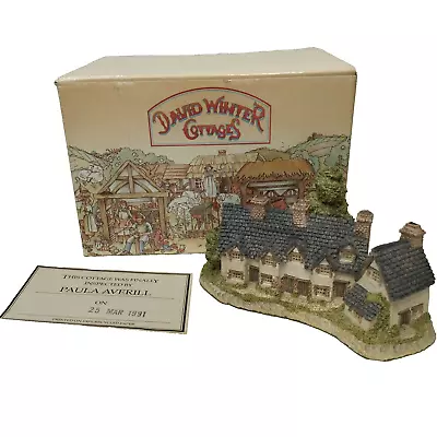 David Winter Cottages  Craftsmens Cottages  Boxed 1985 • £19.95