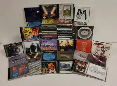 120 X Arena Rock CD Joblot - Queen ZZ Top Zeppelin Aerosmith Chicago Eagles 48 • £78