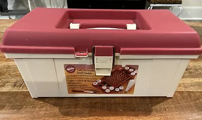 Wilton Tool Caddy Cake Decorating Organizer Box Container W/ Insert Lockable • £29.55