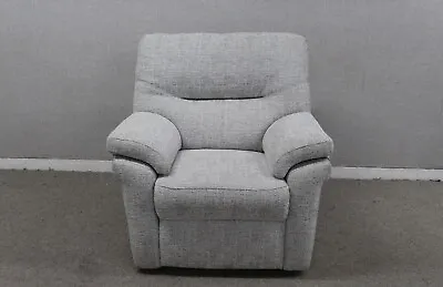 G Plan Seattle Eider Grey Fabric Manual Reclining Armchair RRP £2019 • £895