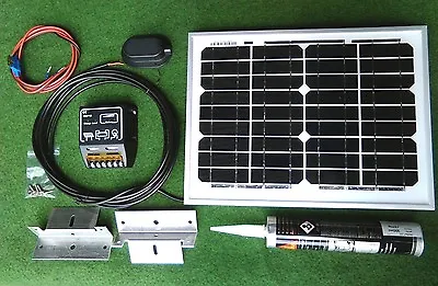 10w Solar Panel Kit Full Roof Fitting BONGO VW Camper Van Motorhome Shed 10 Watt • £59.99