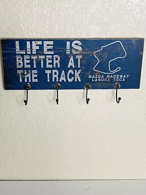 Laguna Seca Raceway Monterey California Wall Mounted Key Rack Key Holder • $24