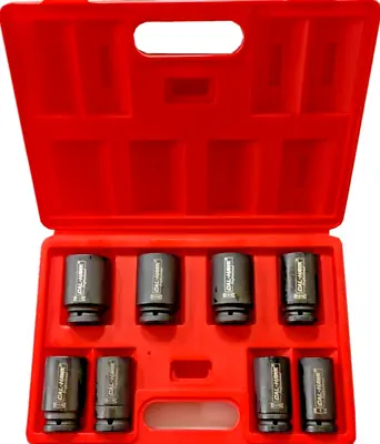 8PC 3/4  DR. 6 Point Deep Air Impact Tool SAE CRV Pro 1  To 1-1/2  Socket Set • $101.89