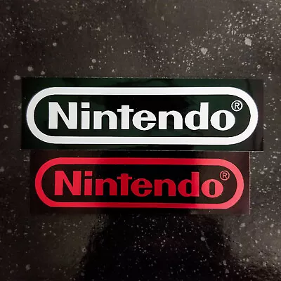 [4  X 1.33 ]  [Vinyl Bumper Sticker] - Nintendo NES Vintage Logo - Famicom Retro • $3.95