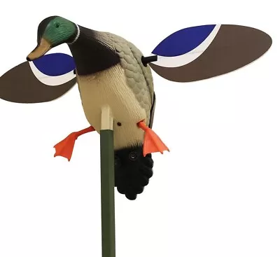 Mojo Outdoors Motorize Baby Mallard Drake Spinning Wing Decoy 6V Battery HW4401 • $86.82