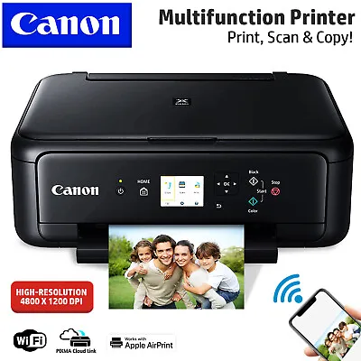 $113.92 • Buy Canon PIXMA TS5160 All-In-One Wireless Printer Auto Duplex Cloud Print With Ink
