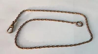 Vintage / Antique Gold-tone Pocket Watch Chain 14.5  - Chain Only • $9.95