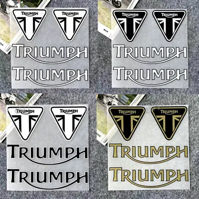 Motorcycle Reflective Fuel Tank Emblem Decal For Triumph Bike Body Badge Sticker • $12.15