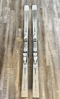 Volant Vertex Skis 176 Cm W/ LOOK Tx 7.5 Bindings Stainless Steel USA • $105