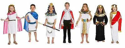 £9.60 • Buy BOOK WEEK COSTUMES EGYPTIAN Fancy Dress Ancient Historic Kids Child Outfit UK