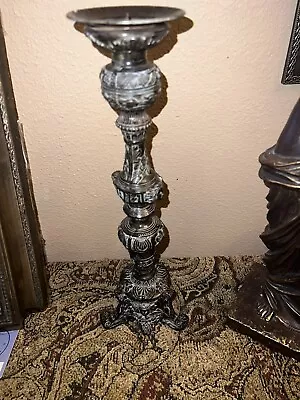 Vintage Ornate Brass Castilian Candle Holders Church Altar • $150