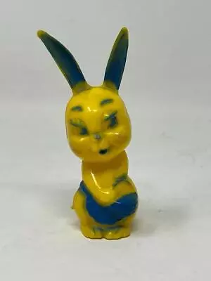 Darling Vintage Hard Plastic Shy Easter Bunny Decoration  • $10