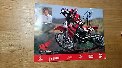 Vintage Motorcross Doug Henry  Autogrpahed #16 Honda • $18