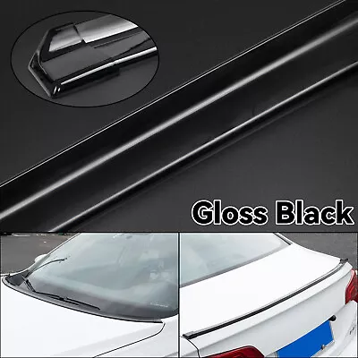 Universal 4.9ft/1.5M Car Splitter Tail Trunk Roof Trim Kit Rear Wing Lip Spoiler • $17.48