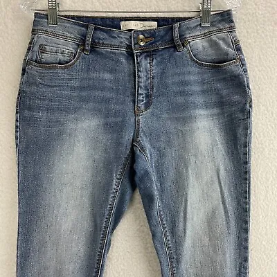 £0.82 • Buy Contemporary Denim Womens Size 6 Regular Skinny Low Rise Light Wash Blue Jeans