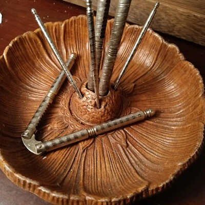 $19 • Buy Vintage Nut Bowl, Resin, With Nutcracker Set