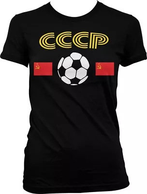 £11.76 • Buy CCCP USSR Country Flag Soccer Football Soviet Union Republic  Juniors T-shirt