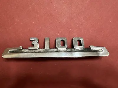 Vintage Original Chevrolet 3100 Side Badge Emblem 3/16  X 1-3/4  X 8-3/8  • $29.79