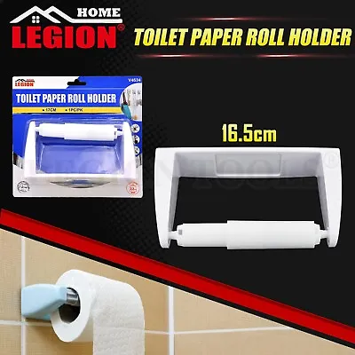 $17.90 • Buy Toilet Paper Roll Holder Rack Rail Tissue Storage Paper Rail Wall Mounted
