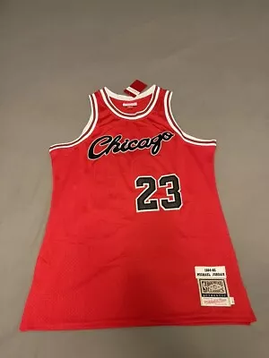Michael Jordan #23 Men's Red Chicago Bulls Stitched Rookie Jersey • $64.99