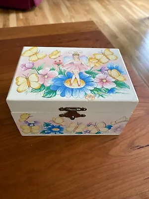 Wind Up Spinning Fairy Music Jewelry Box  Ballerina • $8.99