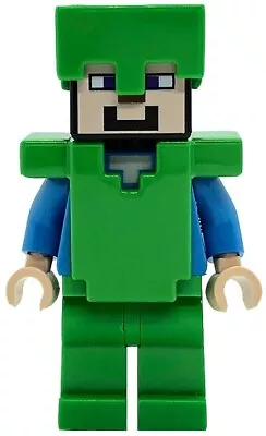 NEW LEGO Minifigure Minecraft - Steve Helmet And Armor (min140) • $10