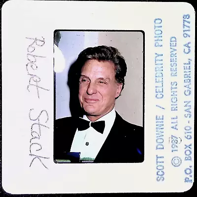 Robert Stack Was An American Actor 1987 - 35mm Slide P.18.15 • $6.97