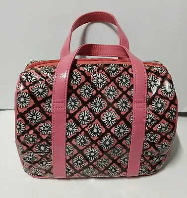 Vera Bradley Pink Brown  Frill  Double Handle Zippered Insulated Lunchbox • $17.25