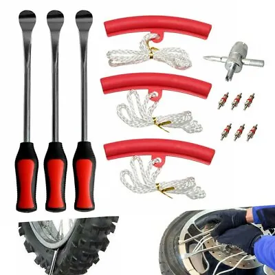 Motorcycle Bike Spoon Tire Iron Repair Tire Change Lever Tool Rim Protectors Us • $27.99