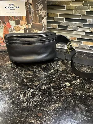 COACH Vintage Canteen Waist Pouch Belt Bag Fanny Pack GloveTanned Leather 0515 • $199.99