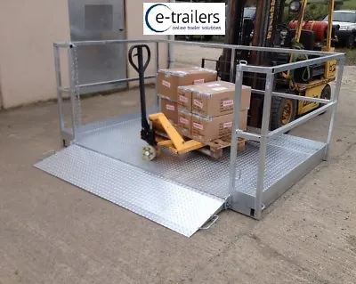 £4245 • Buy Container Lorry Trailer Loading Platform - For Fork Lift Telehandler Tractor 