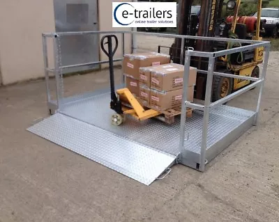£4250 • Buy Container Lorry Trailer Loading Platform - For Fork Lift Telehandler Tractor 