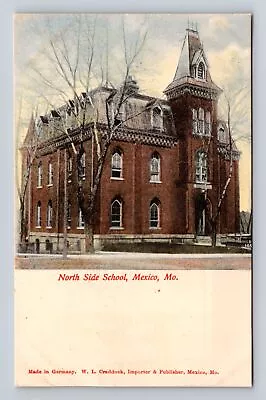 Mexico MO-Missouri North Side School Antique Vintage Souvenir Postcard • $7.99